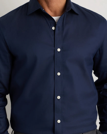 Comfortflex Performance Dress Shirt - S / Blue Stripe