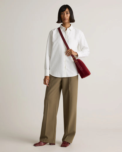 Italian Suede Bucket Crossbody - One Size / Sand