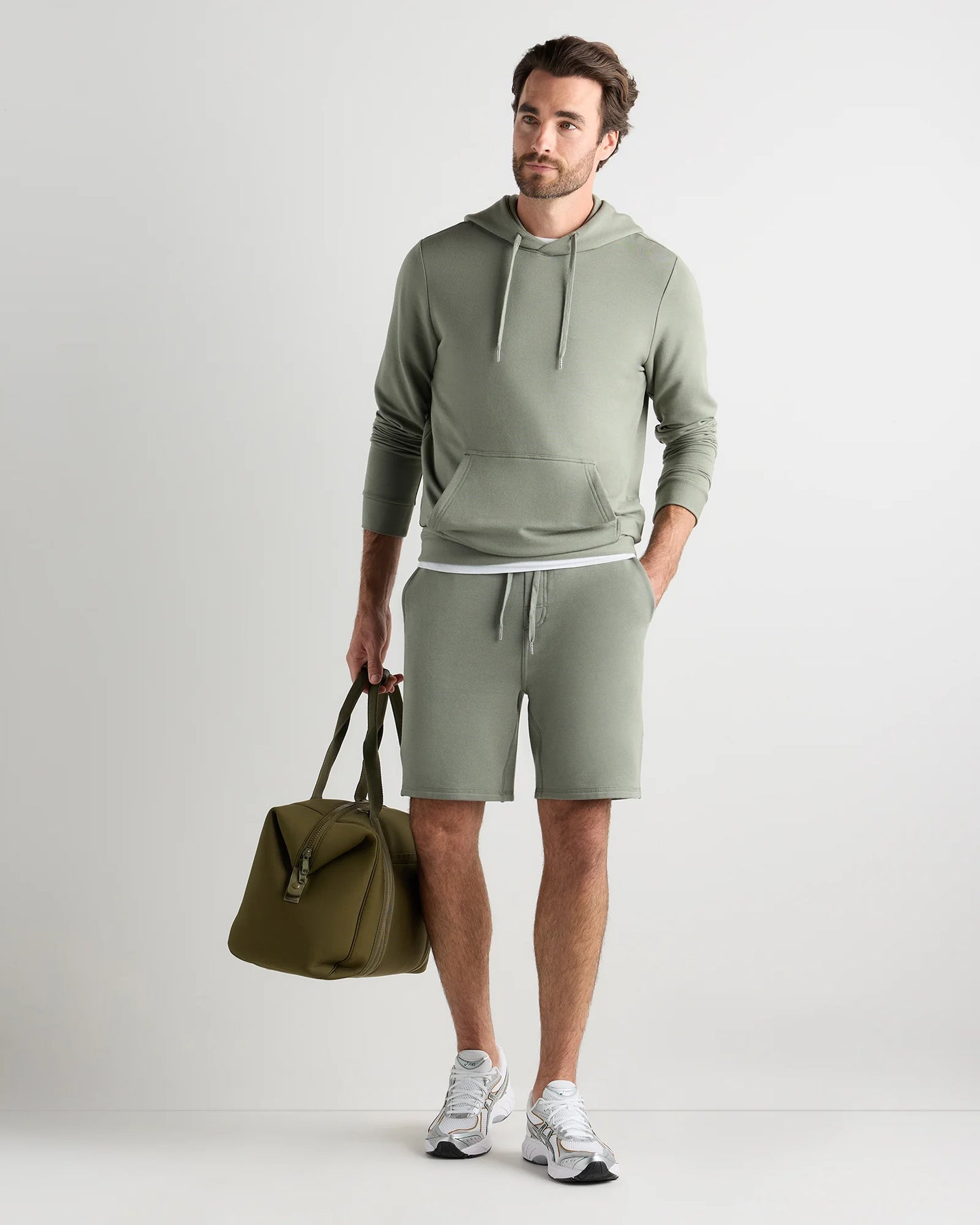 Supersoft Fleece 7.5" Sweatshorts - S / Heather Oatmeal