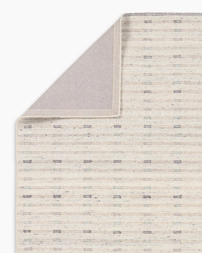 Noa Wool Rug - 5' x 8' / Light Grey