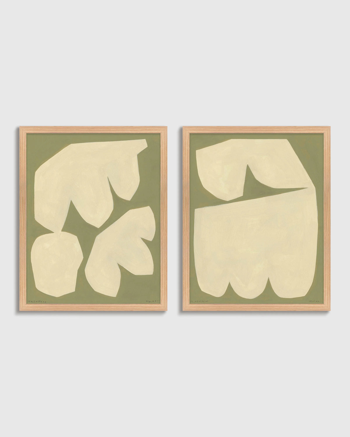 Drift by Michael Kempen (Set of 2) - 17.25"x21.25" / Maple