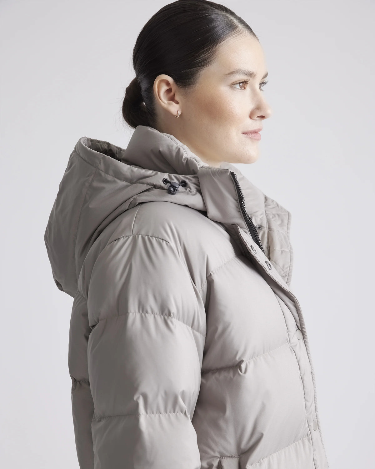 Responsible Down Long Puffer Jacket - XS / Black
