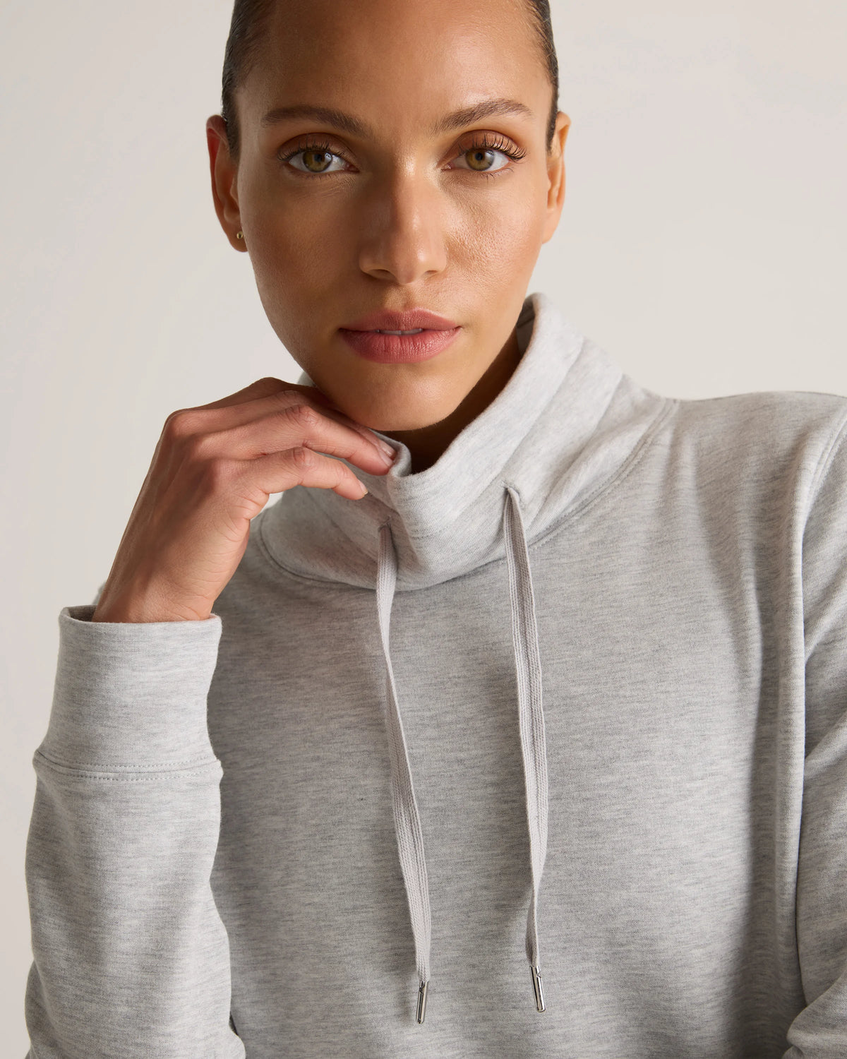 SuperSoft Fleece Mock Neck Pullover - XS / Navy