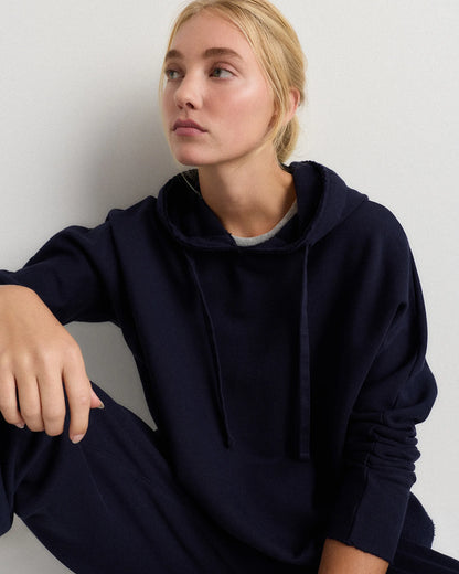 Organic French Terry Hoodie - XS / Ruby Red