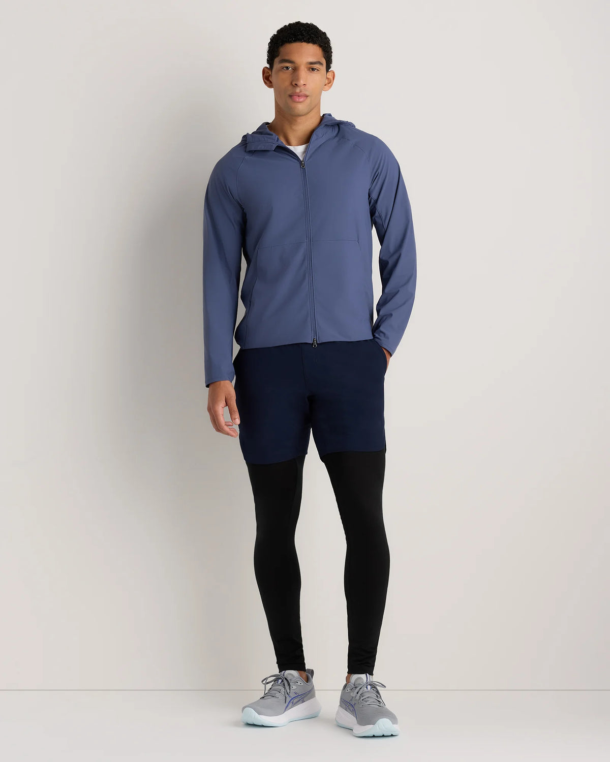 Packable Performance Training Jacket - S / Storm Blue