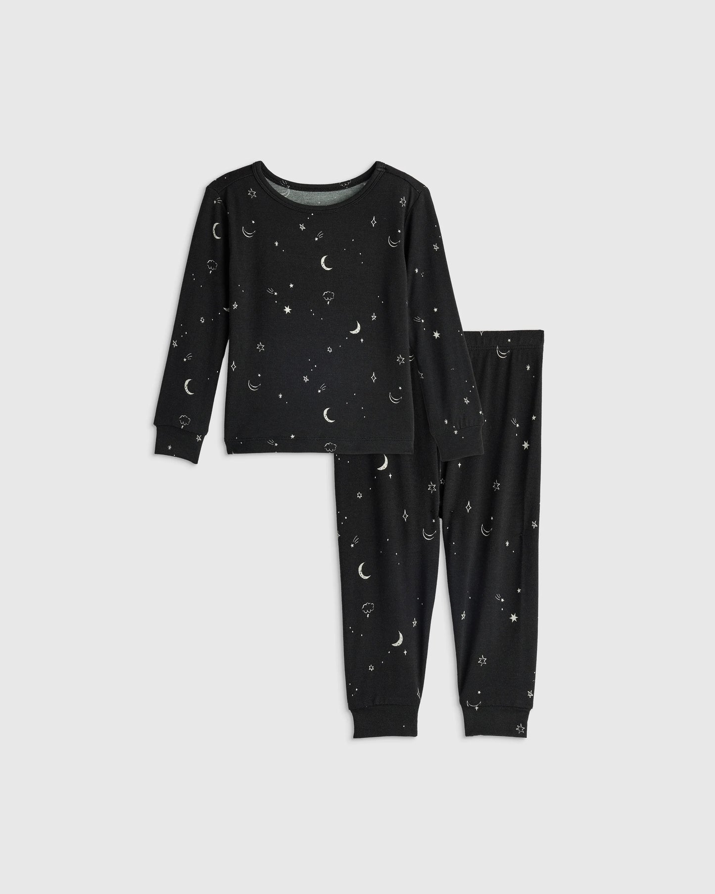 Bamboo Long Sleeve and Pant Pajama Set - 12-18M / Wildflower Dreams