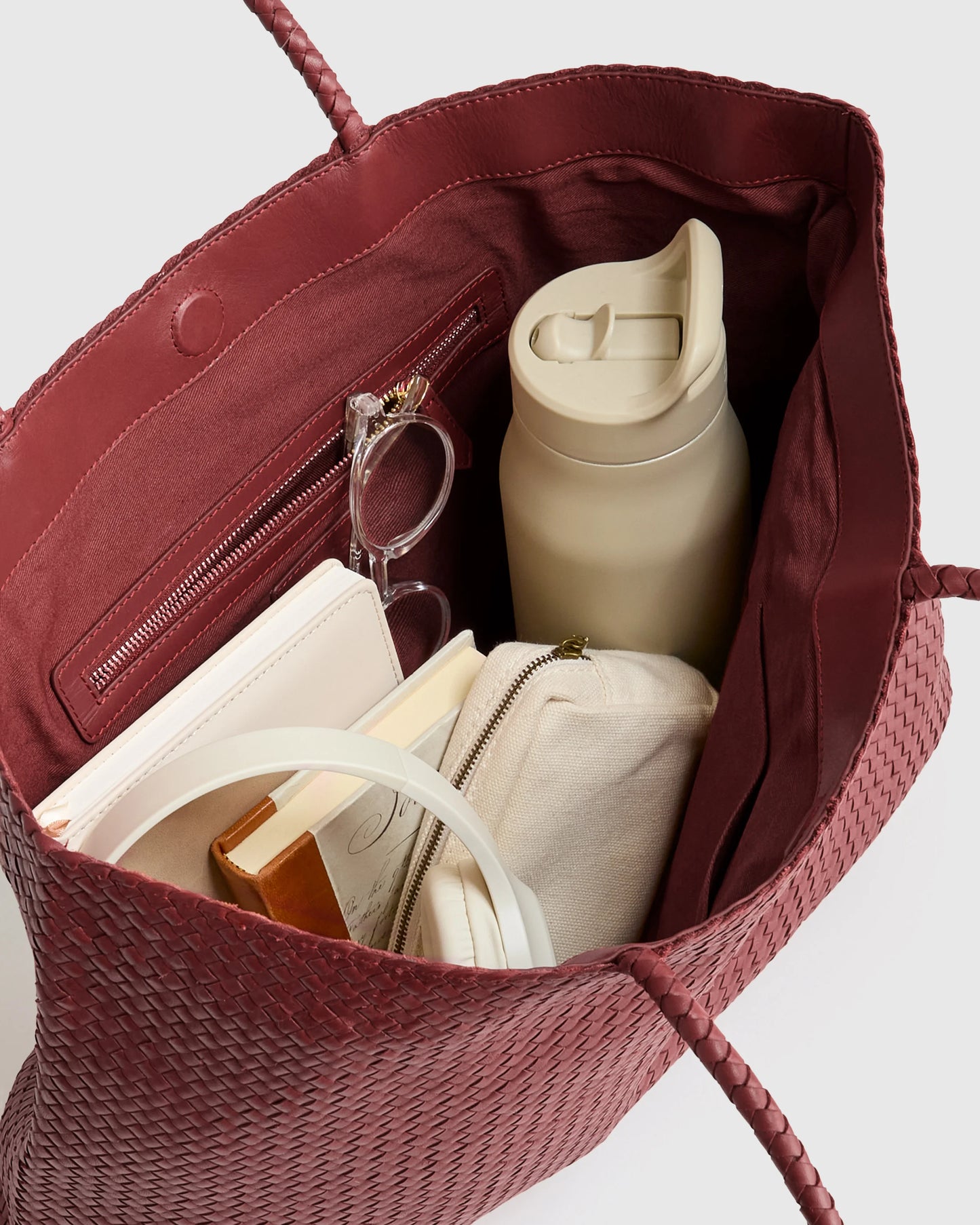 Siena Handwoven Tote - One Size / Taupe