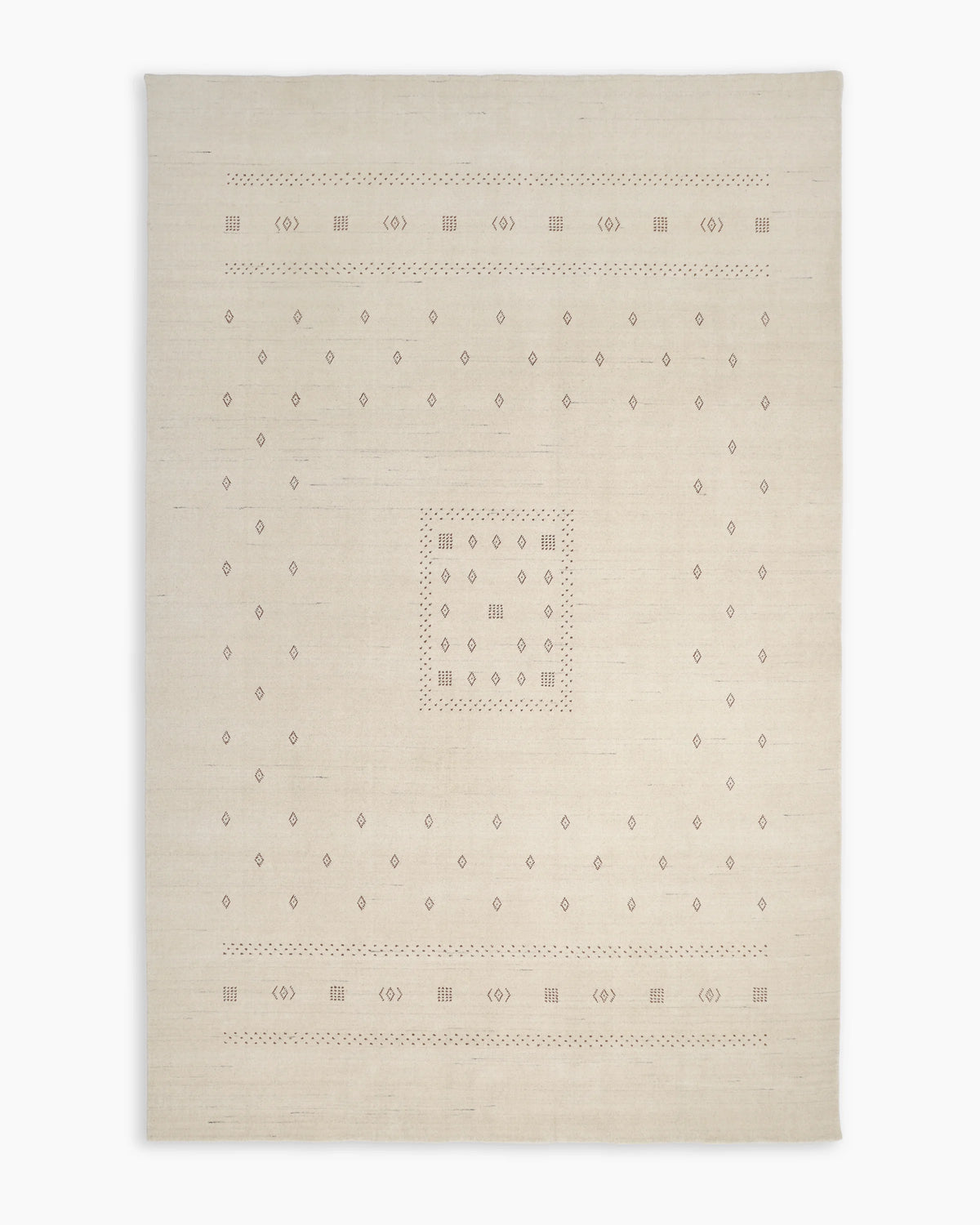 Dakota Hand-Loomed Wool Rug - 4' x 6' / Ivory