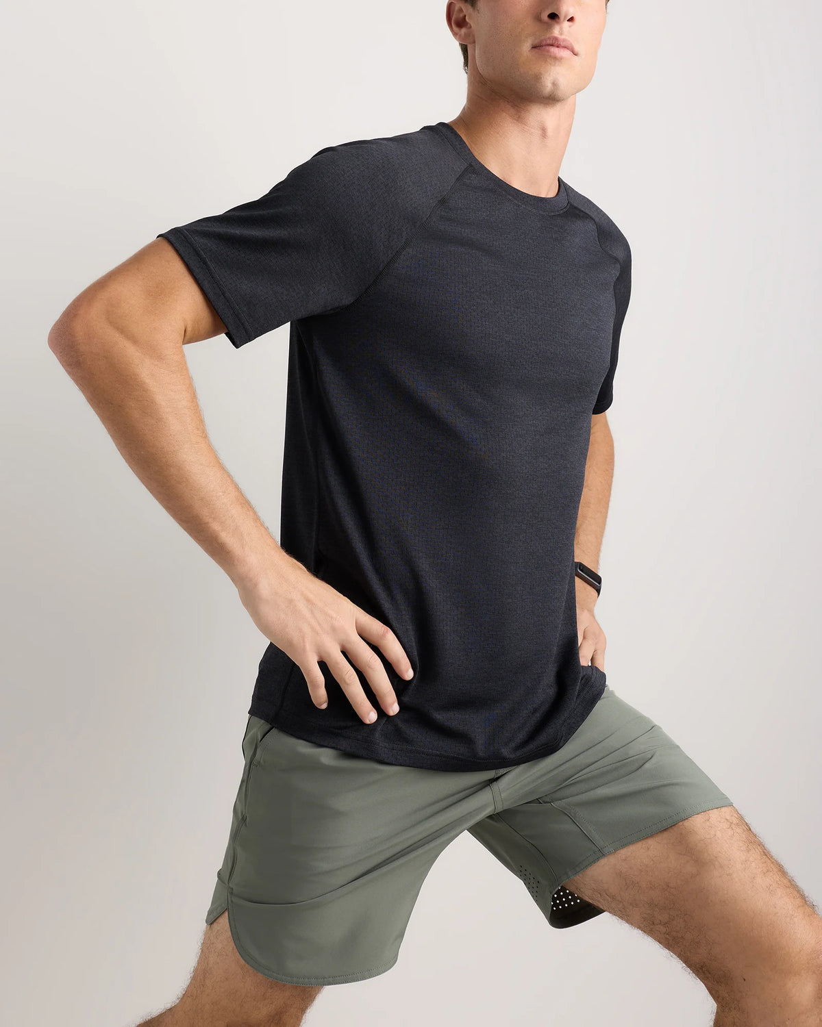 Mesh Performance Training Tee - S / Heather Grey