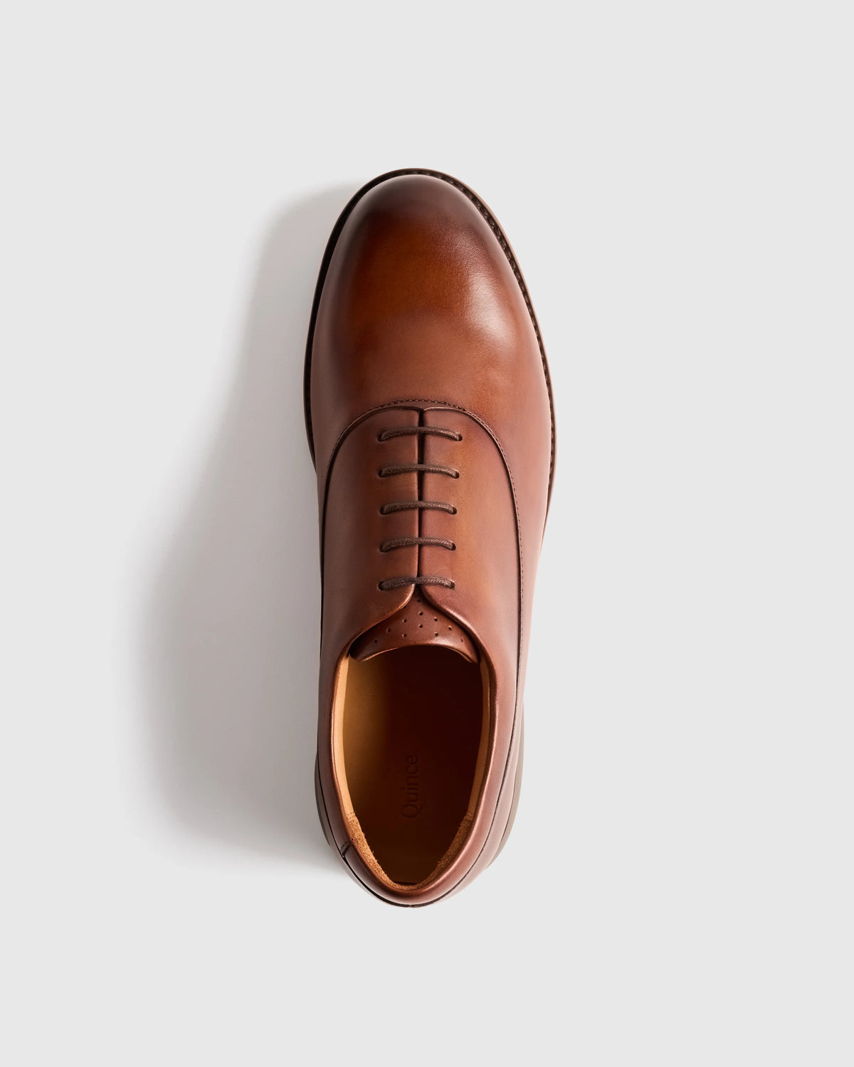 Hybrid Crafted Leather Oxford - 7 / Brandy