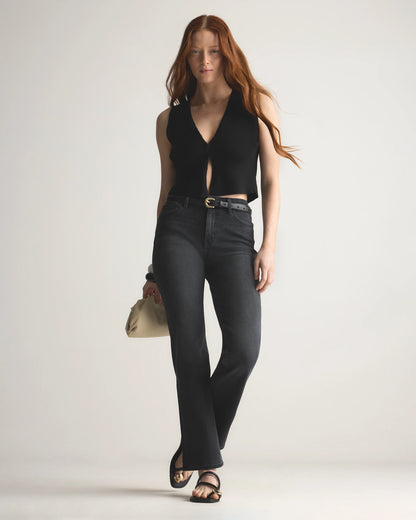 Bella Stretch Straight Jeans - 24 / Midnight Blue