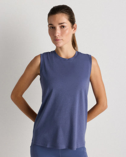 Cotton Modal Muscle Tank - XS / White