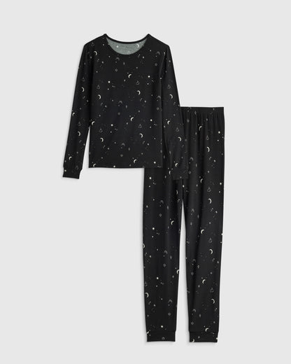 Bamboo Long Sleeve and Pant Pajama Set - 6 / Wildflower Dreams