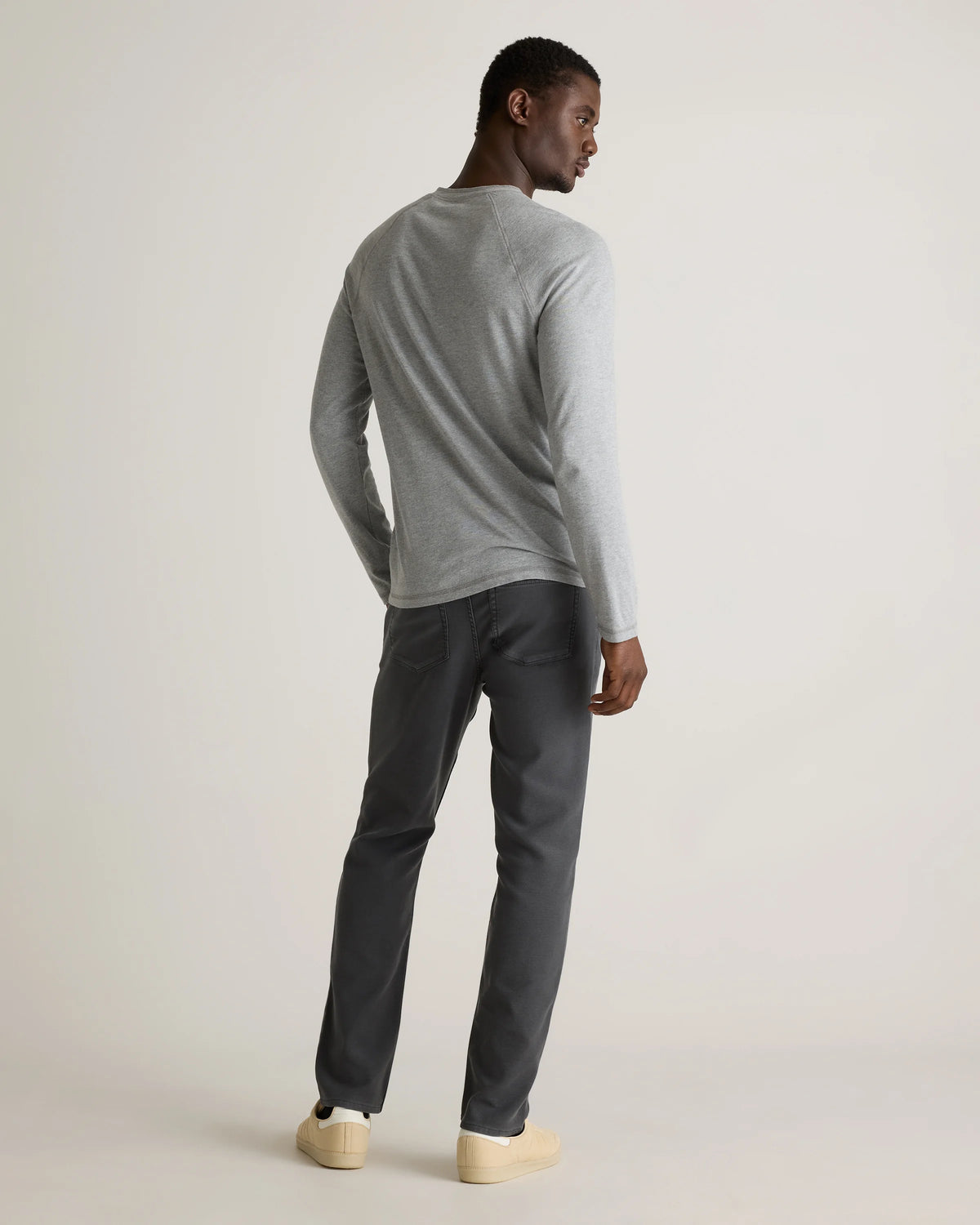 French Terry 5-Pocket Pants - Slim - 30X30 / Bayberry Olive