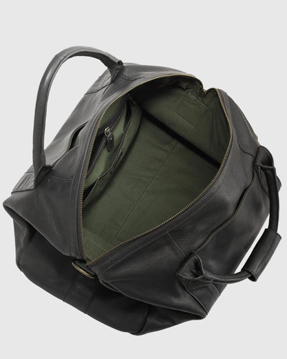 Nappa Leather Duffle Bag - One Size / Dark Brown