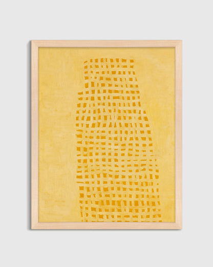 Gold Tower by Stephanie Dennis - 21.25"x26.25" / Oak