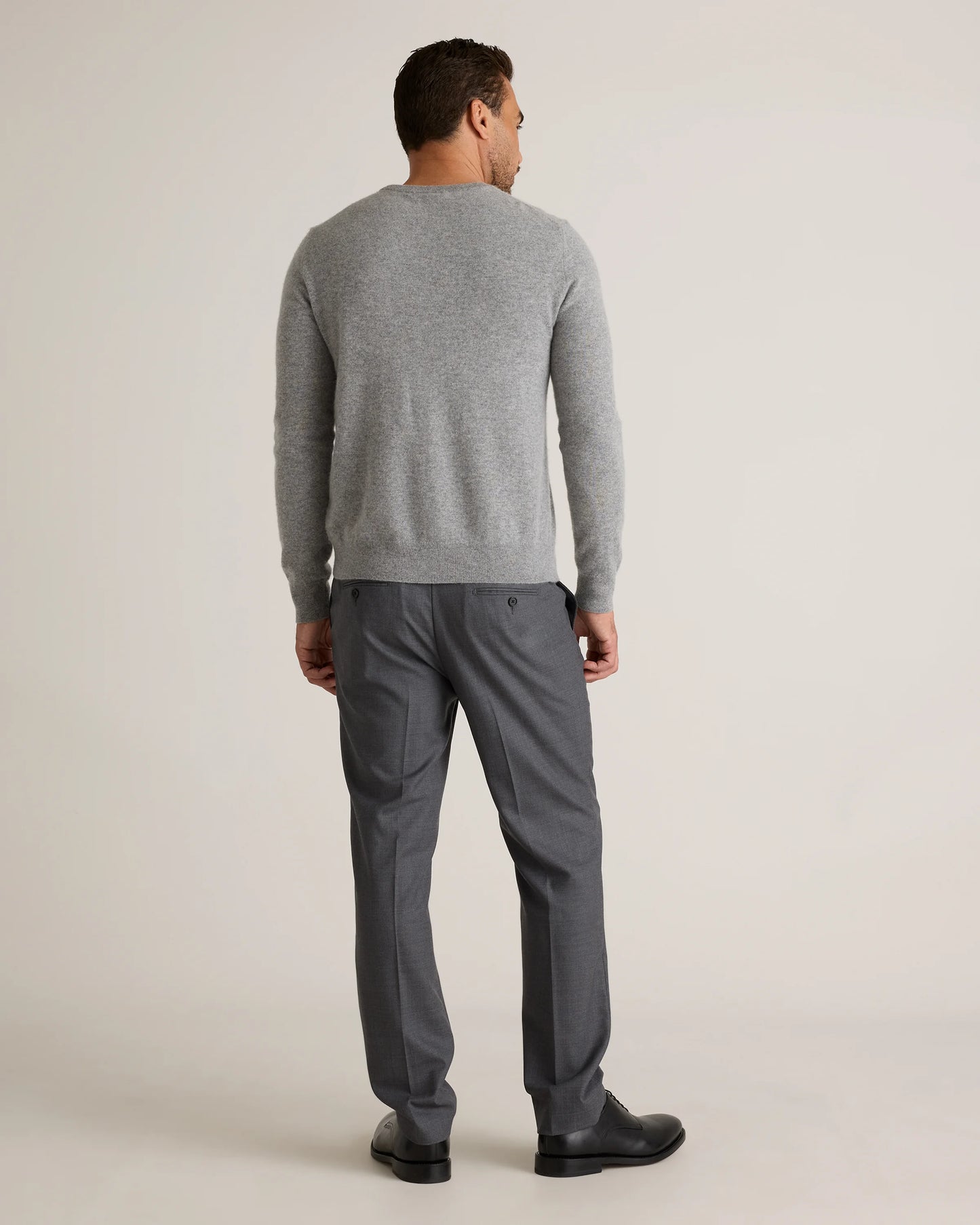 Mongolian Cashmere Crewneck Sweater - XS / Black