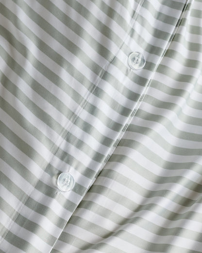 Bamboo Stripe Deluxe Bedding Bundle - Twin / Double Stripe Espresso