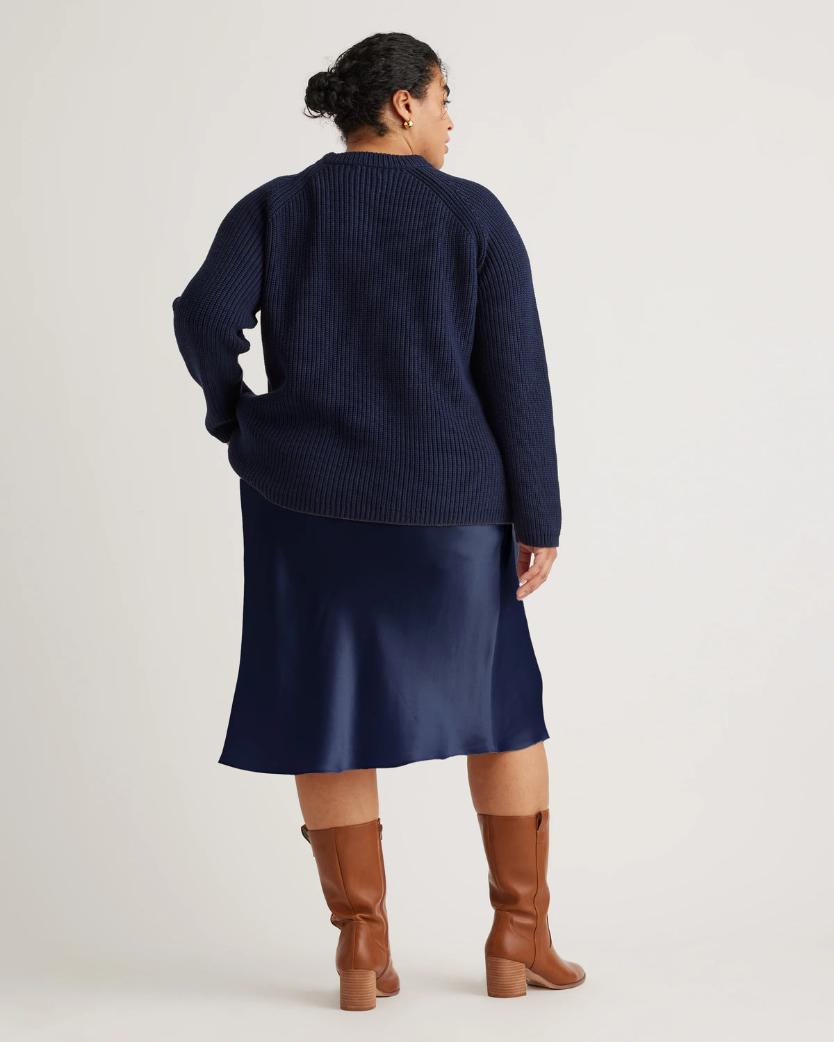 100% Washable Silk Skirt - 1X / Wine Tasting Red