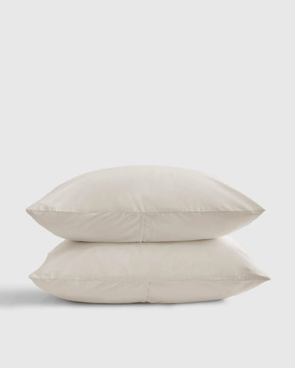 Organic Crisp Percale Sham Set - Standard / White
