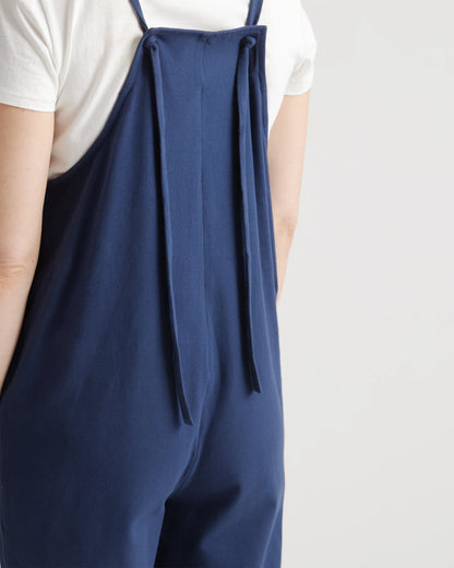 Organic Cotton Maternity Overalls - XS / Deep Navy
