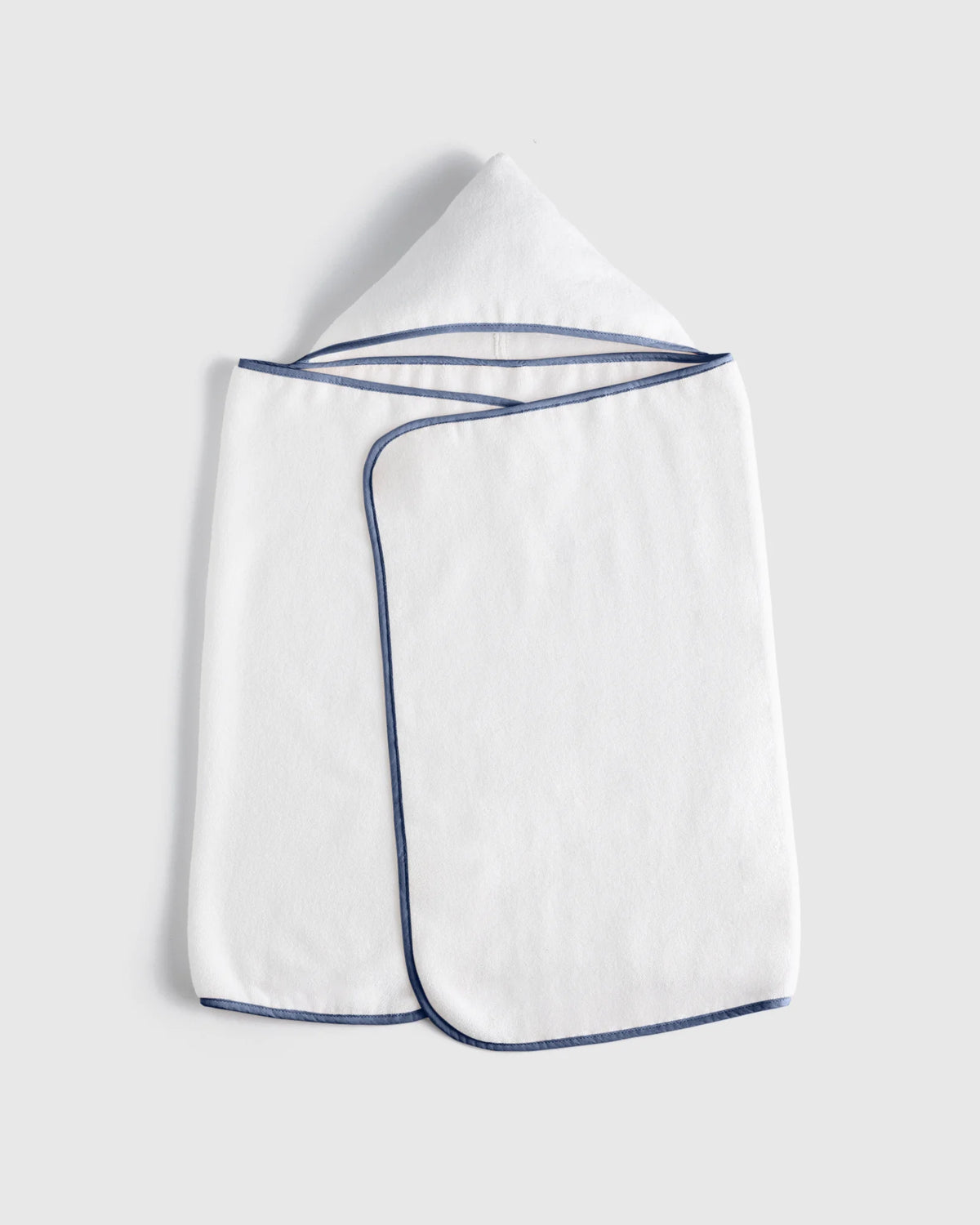 Organic Turkish Cotton Kids Hooded Towel Set 4-Pack - One Size / Light Blue