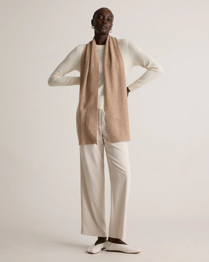 Mongolian Cashmere Scarf - One Size / Heather Grey
