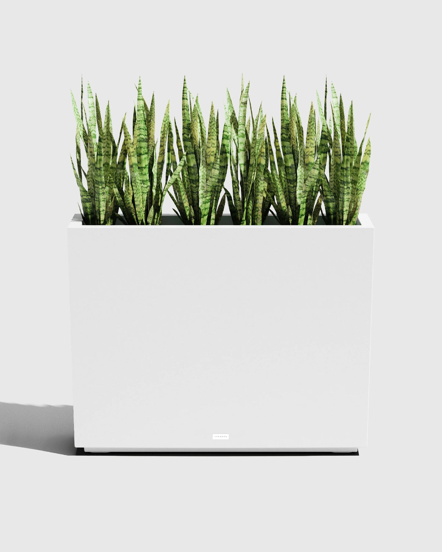 Block Series All Weather Rectangular Planter by Veradek - One Size / Black