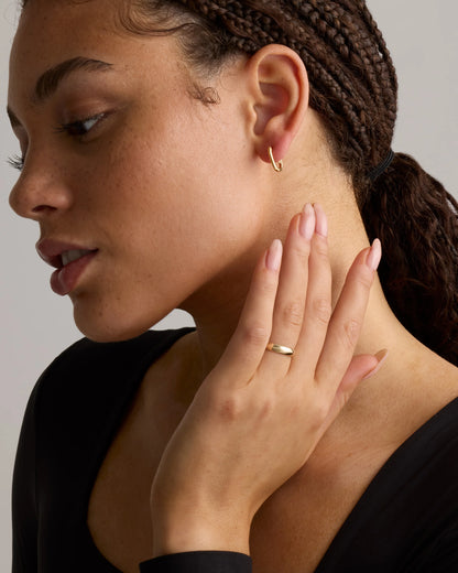 Low Dome Band - 4mm - 6 / Yellow Gold