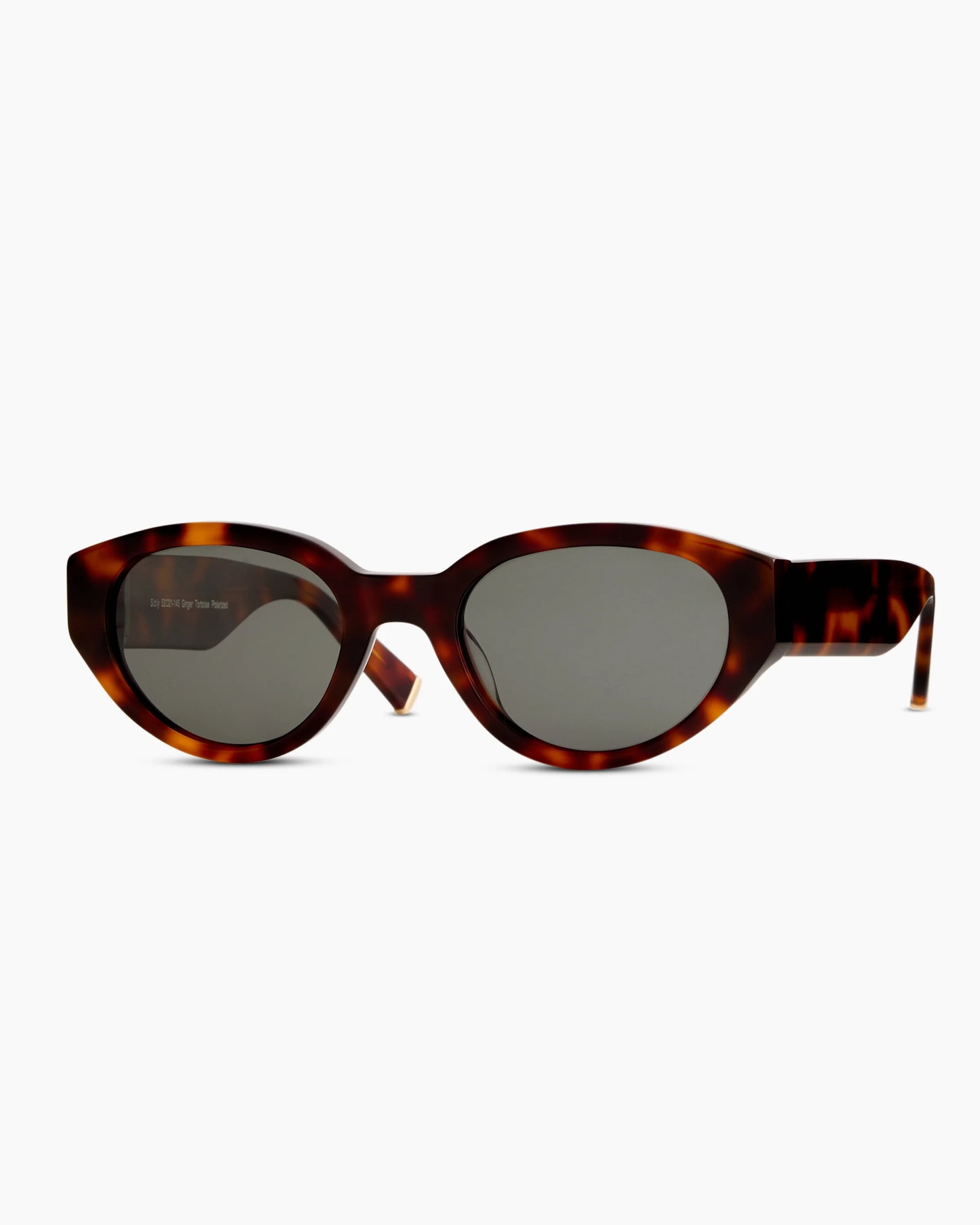 Sicily Polarized Acetate Sunglasses - One Size / Black with Grey lens