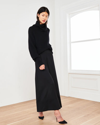 Baby Alpaca-Wool Turtleneck - XS / Light Grey