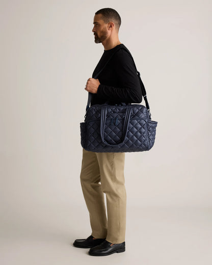 Transit Quilted Duffle Bag - One Size / Taupe Brown