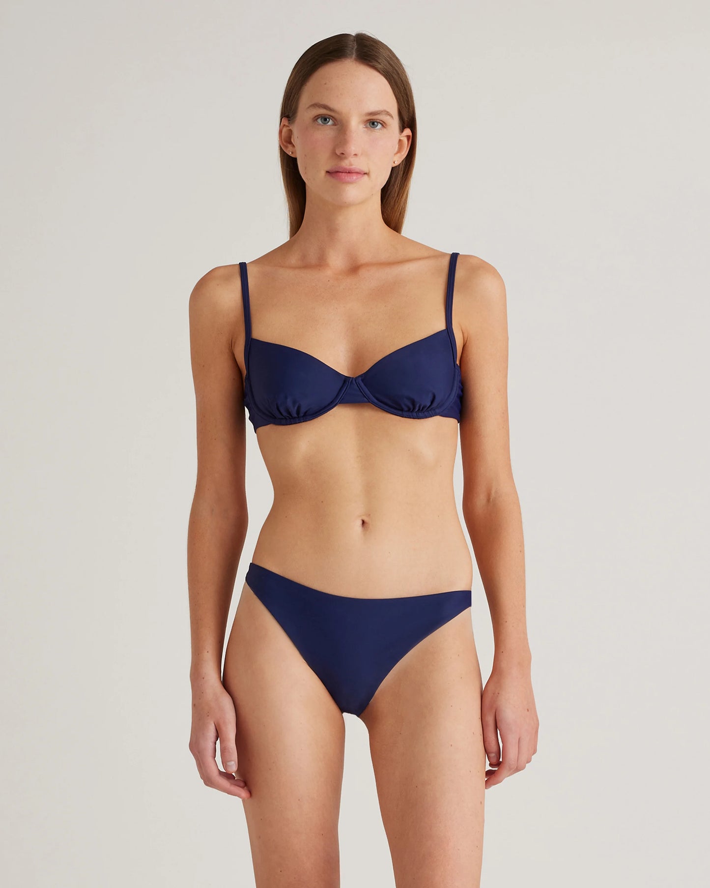 Italian Demi Bikini Top - XS / Deep Navy