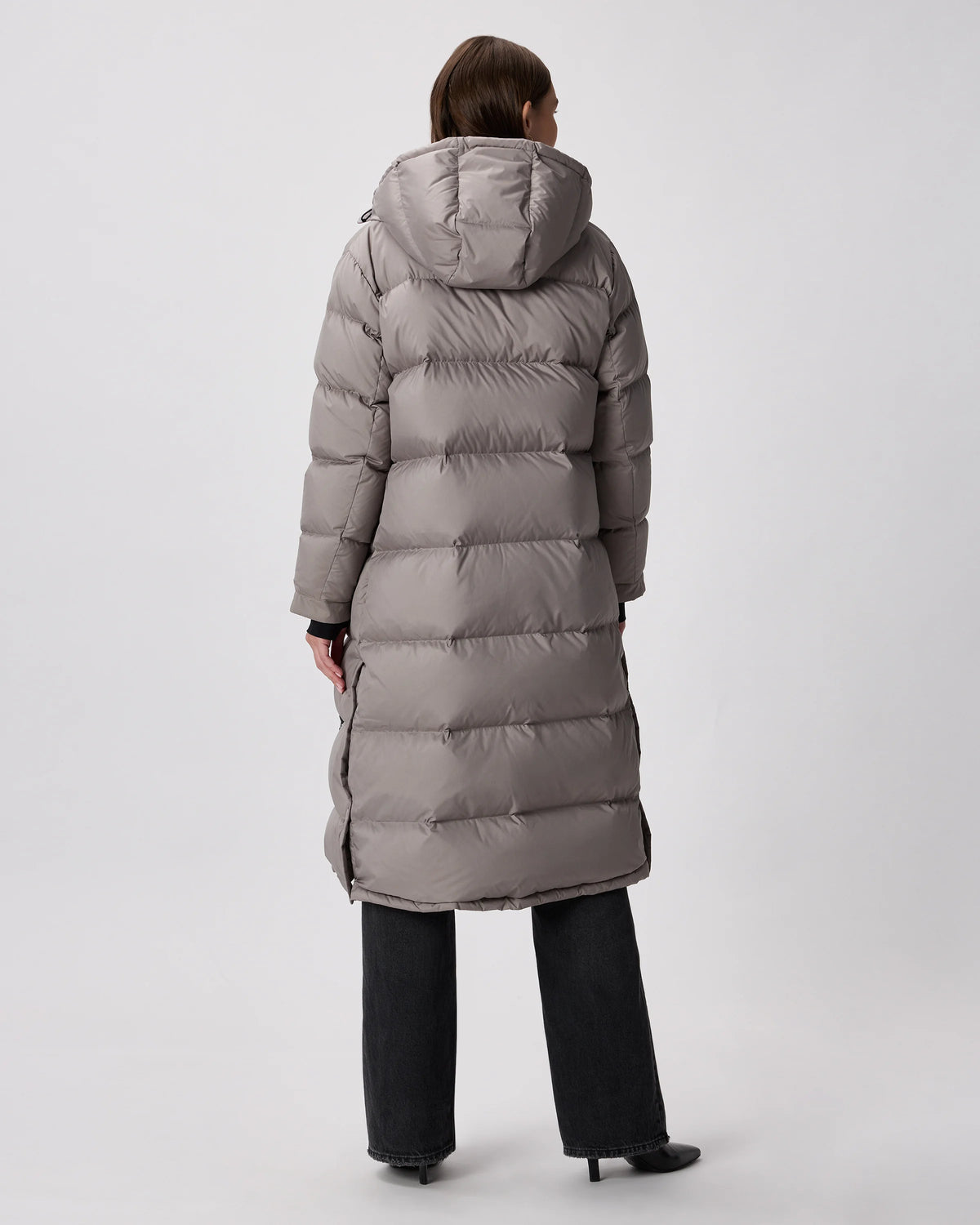 Responsible Down Long Puffer Jacket - XS / Black
