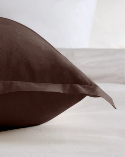 Organic Brushed Cotton Euro Sham - Euro / Dusty Olive
