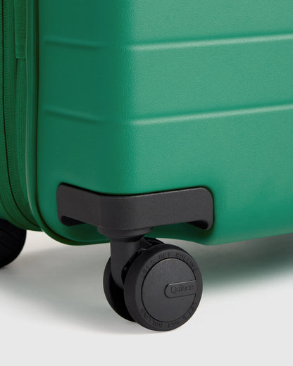 Expandable Carry-On Suitcase - One Size / Dark Green