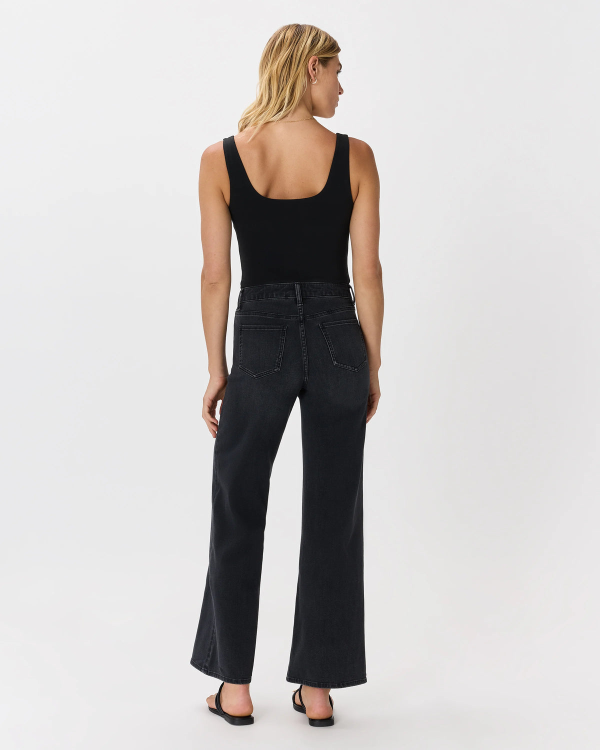 Bella Stretch Wide Leg Jeans - 24 / Frosted Blue