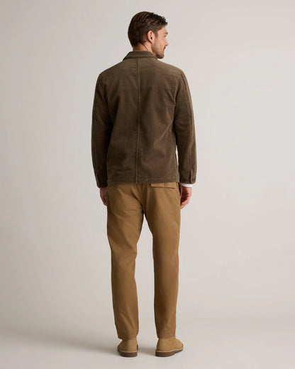 Organic Stretch Corduroy Chore Jacket - S / Seaweed