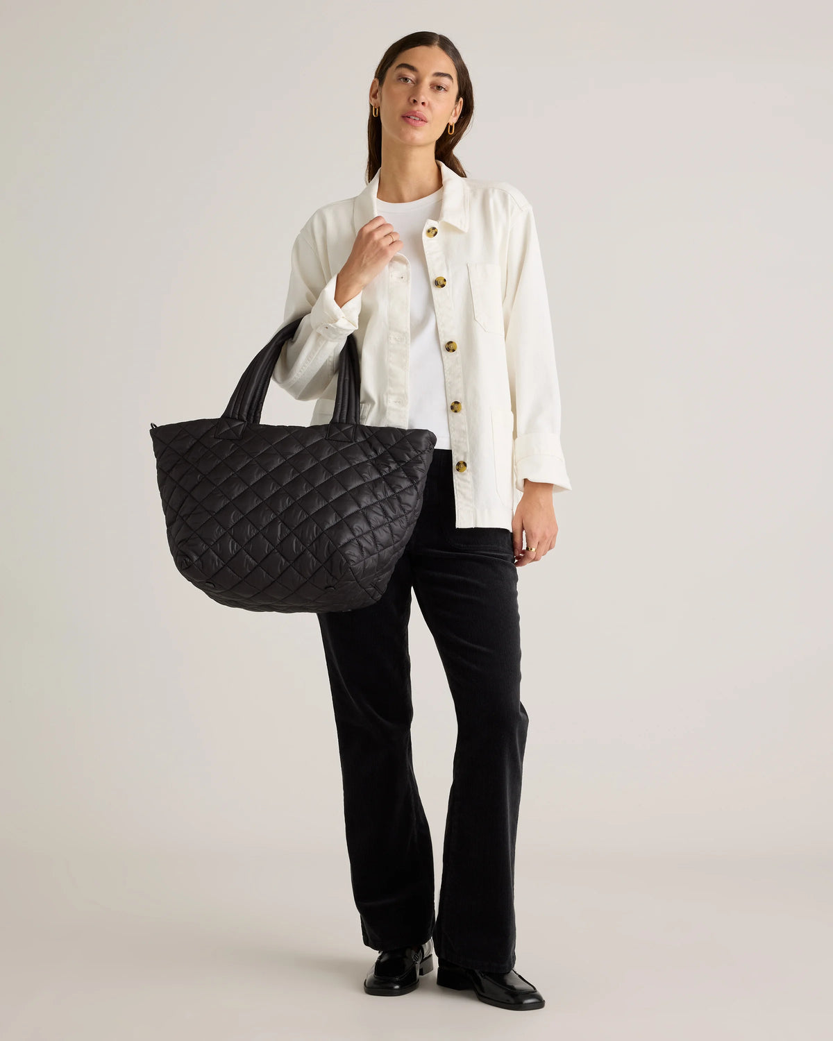 Transit Quilted Carry-All Tote - One Size / Porcelain Blue