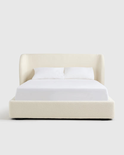 Performance Boucle Shelter Bed - Queen / Ivory