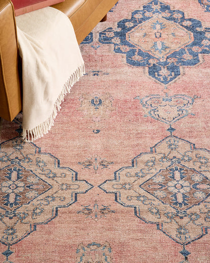 Lola Performance Rug - 3'9" X 6' / Pink