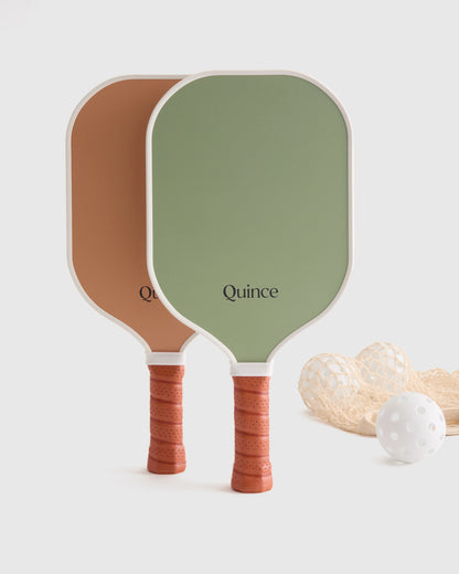 Two Paddle Pickleball Set - One Size / Sage/Cantaloupe