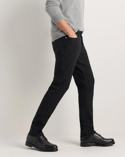 French Terry 5-Pocket Pants - Slim - 30X30 / Bayberry Olive