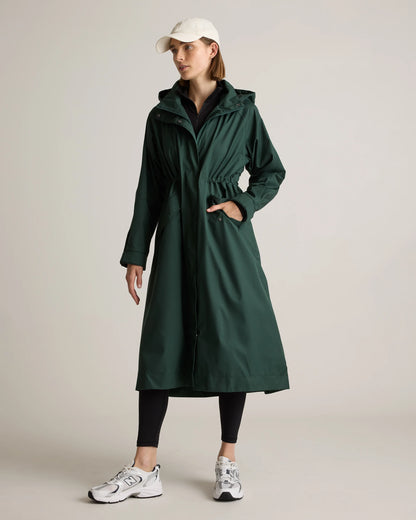 Weather Proof Rain Trench Coat - XS / Dark Spruce