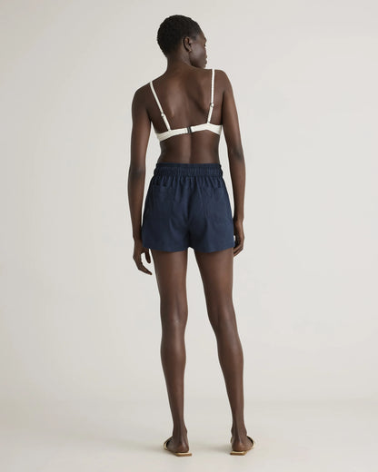 Vintage Wash Tencel Utility Shorts - XS / Moonstone Blue