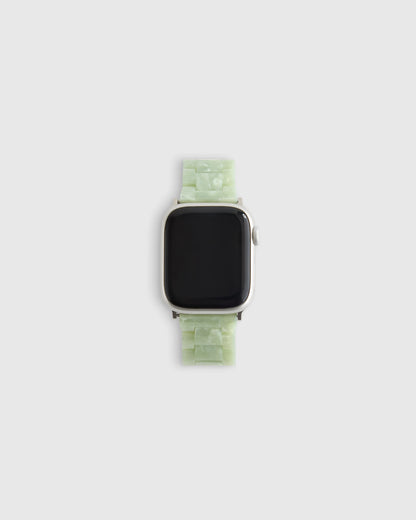 Acetate Smartwatch Band - 38mm - 42mm / Grey Tortoise