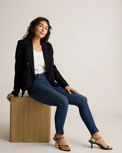 Bella Stretch Skinny Jeans - 24 / Seaside Blue