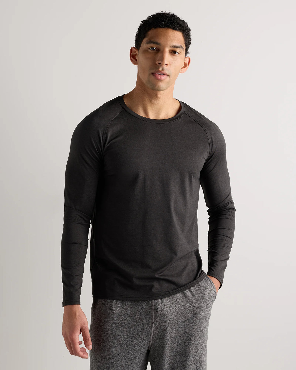 Flowknit Breeze Performance Long Sleeve Tee - XS / Heather Grey