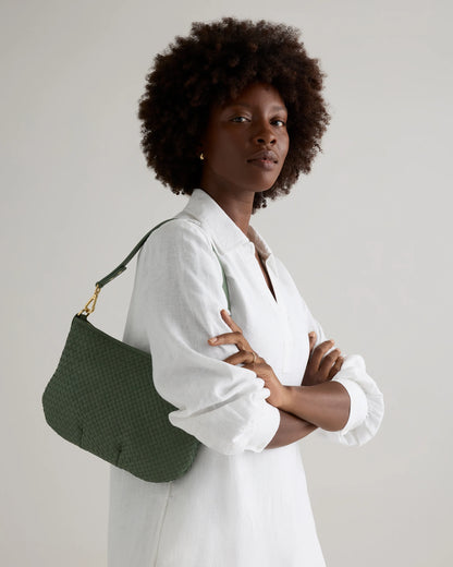 Sloane Handwoven Mini Shoulder Bag - One Size / Cognac