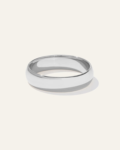 Low Dome Band - 5mm - 6 / Yellow Gold